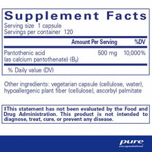 Load image into Gallery viewer, Pantothenic Acid