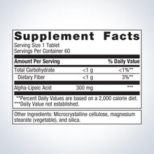 Load image into Gallery viewer, Alpha-Lipoic Acid 300 mg
