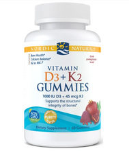 Load image into Gallery viewer, Vitamin D3+K2 Gummies
